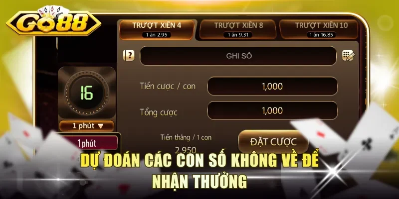 Dự đoán các con số không về để nhận thưởng