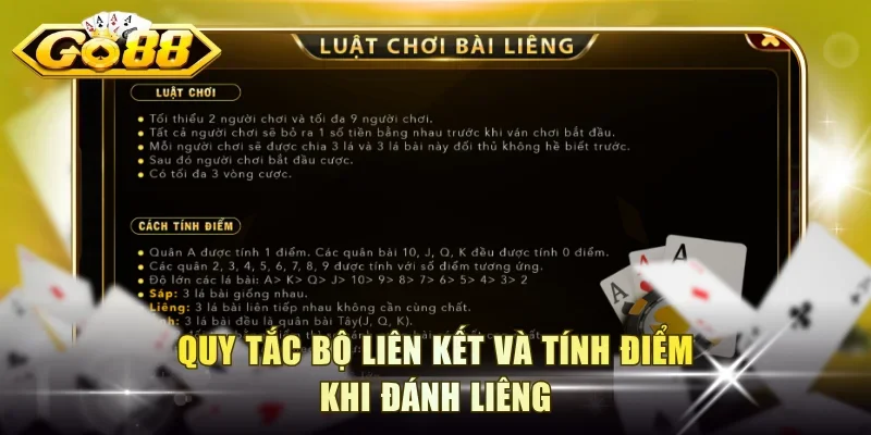 Quy tắc bộ liên kết và tính điểm khi đánh Liêng